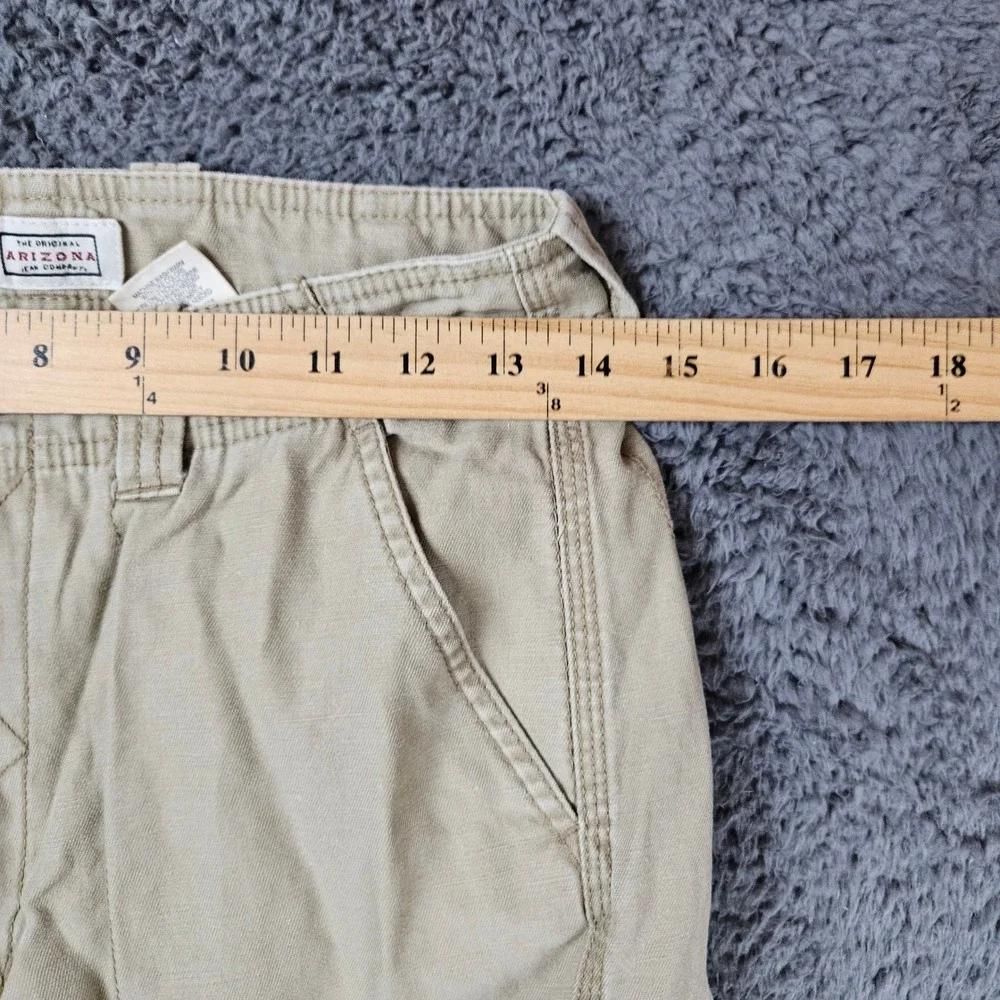 Arizona Jean Company‎ Kids Tan Cargo Convertible Pants Zip Off Legs Size 16R